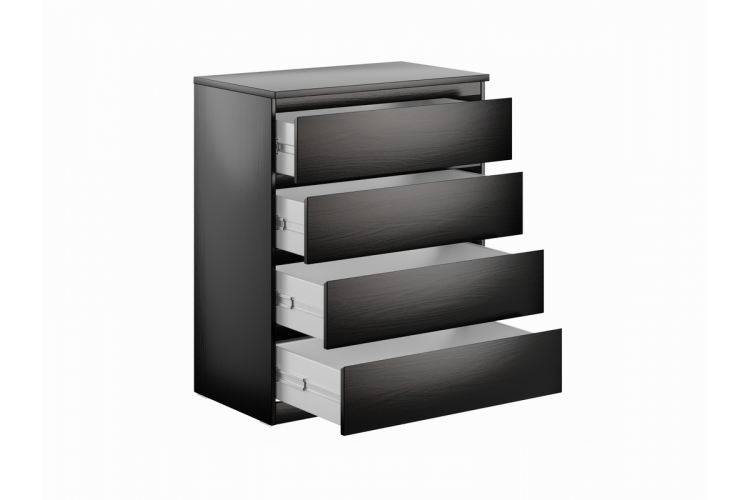 9.05.02.070.5 MALTA комод 4 ящика без доводчиков 80х99 Дуб Венге RU-1