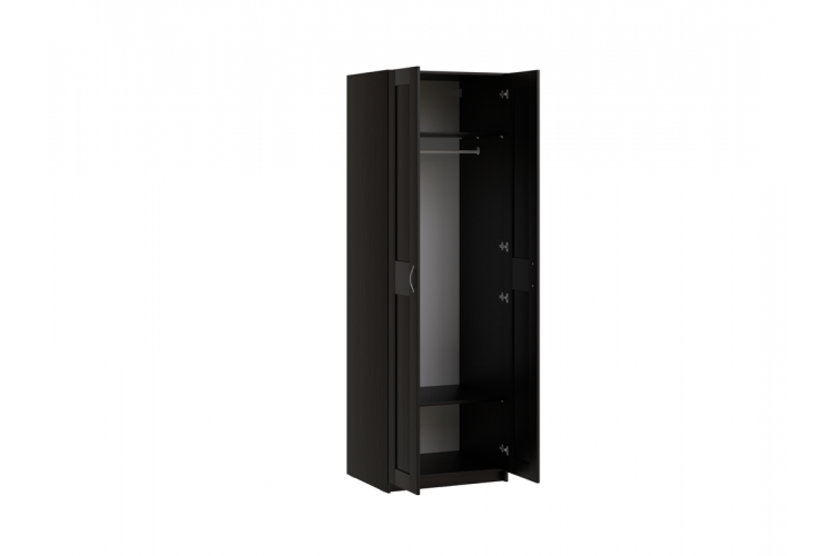 9.06.01.030.5 MAKS шкаф 2 двери (РУЧКА-СКОБА) 75х61х233 Дуб Венге RU-1