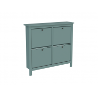 2.08.10.180.6 САГА тумба для обуви 113х108 темно-бирюзовая 2.08.10.180.6 САГА тумба для обуви 113х108 темно-бирюзовая