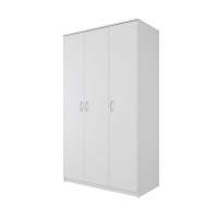 Шкаф ПЕГАС трехдверный, цвет белый