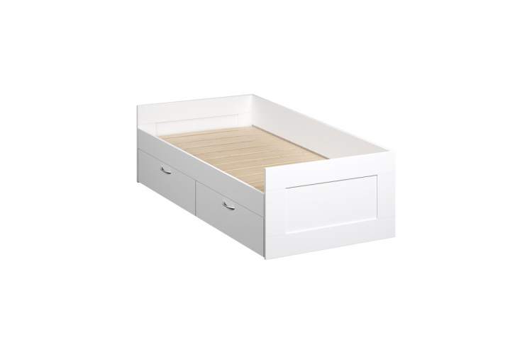 2.02.08.230.1 СИРИУС кровать раздвижная 90х200 белая RU