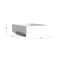 ПАКС / МАКС ящик выдвижной 50х58 серый RU