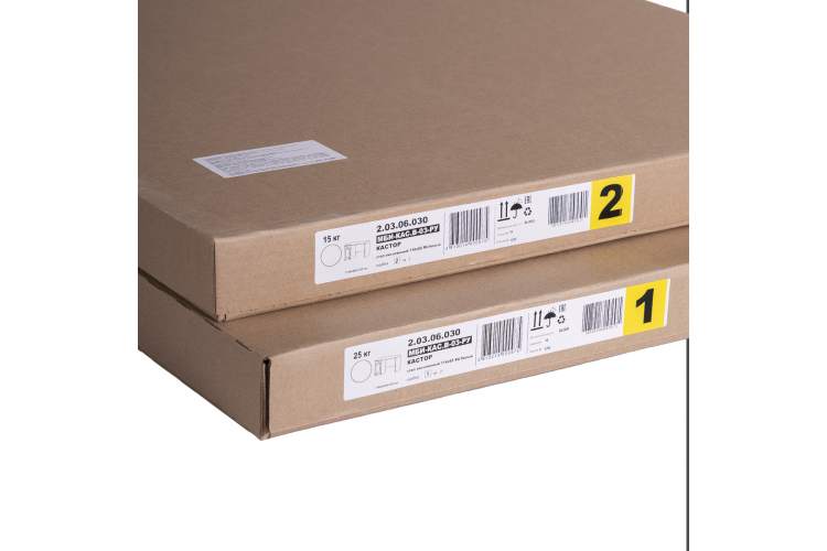 Стол КАСТОР письменный с одной тумбой и одним ящиком, цвет белый-11