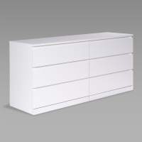 МАЛЬМ / VARMA Комод ИКЕА / IKEA Варма Прайм 6Д 160x77x48, белый