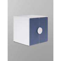 СТУВА / ПИКСИ шкаф распашной с 2 дверьми 60x57x63, озорной василек ИКЕА