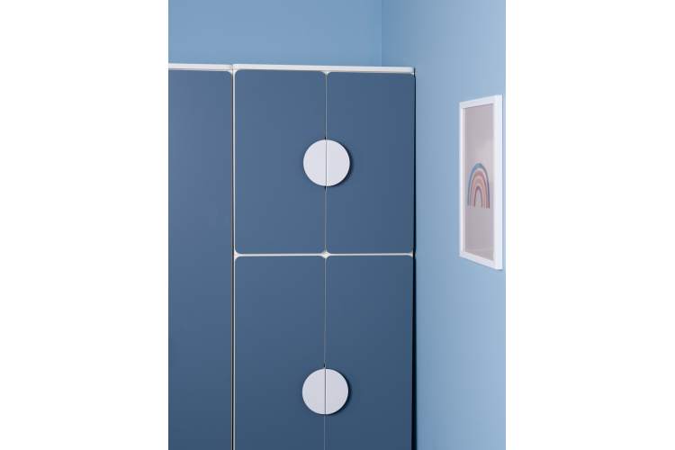 СТУВА / ПИКСИ шкаф распашной с 2 дверьми 60x57x63, озорной василек-7