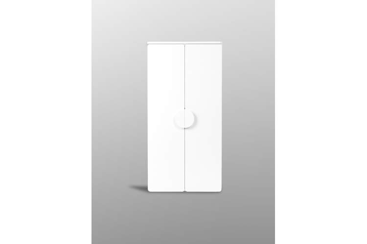 СТУВА / ПИКСИ шкаф распашной с 2 дверьми и полкой 60х57х123, робкий подснежник-1