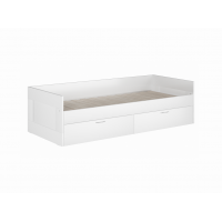 2.02.08.410.1 СИРИУС кровать раздвижная 80х200 белая RU