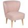 Кресло Унельма светло-розовый, ткань рогожка от производителя ИКЕА