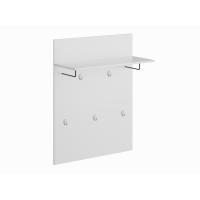 Вешалка СИРИУС настенная с полкой, цвет белый ИКЕА (IKEA)