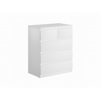 9.05.02.080.1 MALTA комод 3+2 ящика без доводчиков 80х99 белый RU