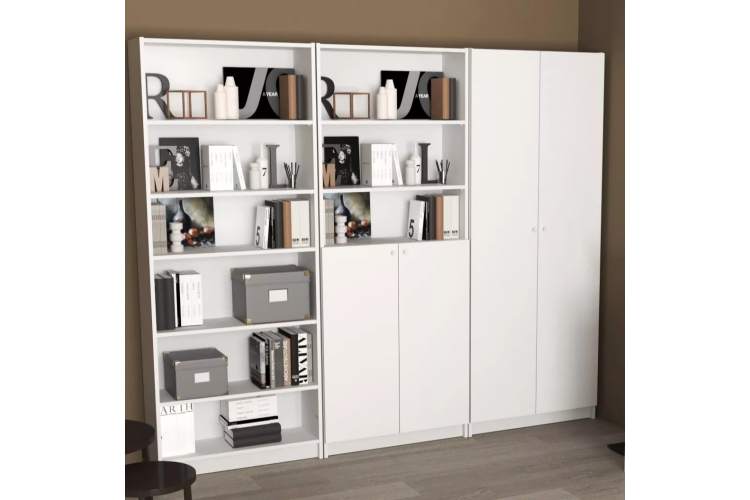 Стеллаж БИЛЛИ / ВАРМА СТЭНД 80 стеллаж 78х198х28, белый ИКЕА-4