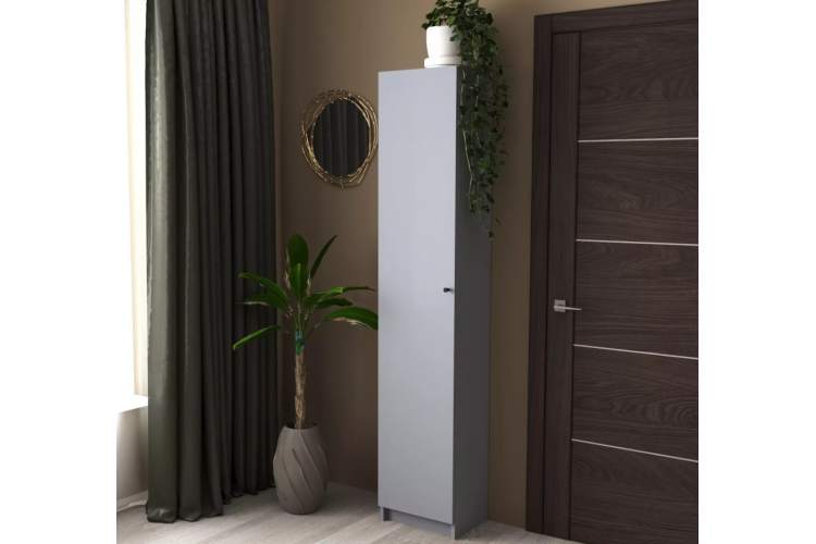 БИЛЛИ / Варма Стэнд Дор 190 дверь для стеллажа 39х190х1,6, серый-3