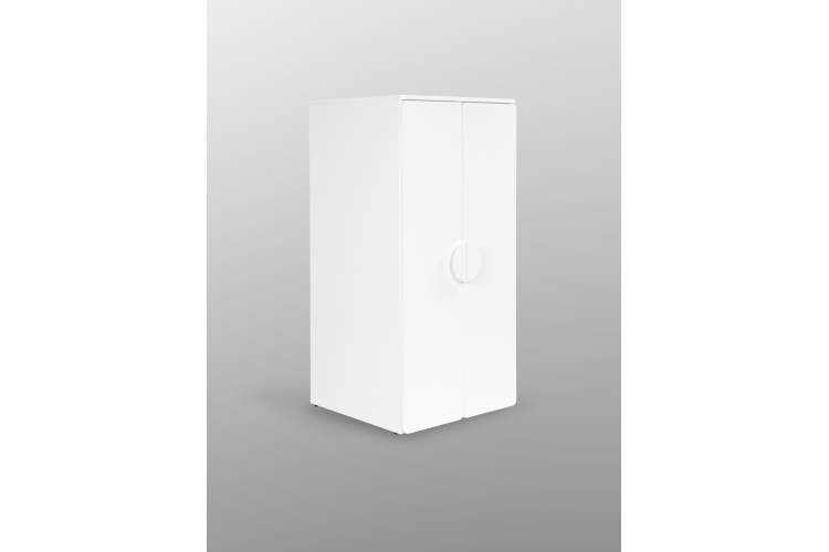 СТУВА / ПИКСИ шкаф распашной с 2 дверьми и 3 полками 60х57х123, робкий подснежник