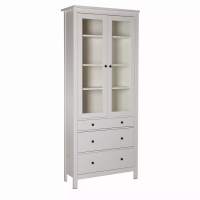 САГА / ХЕМНЭС шкаф с витриной 90 белый САГА / ХЕМНЭС шкаф с витриной 90 белый