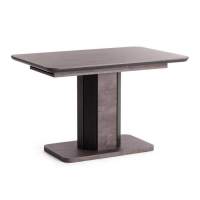 Стол обеденный SKAT ЛДСП/МДФ, 120-160х80х75 см, Оникс/Графит Стол обеденный SKAT ЛДСП/МДФ, 120-160х80х75 см, Оникс/Графит