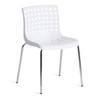 Стул Сколберг SKALBERG (mod. C-084-A) металл/пластик, 46 х 56 х 79 см, White (белый) / Chrome (хром) (Комплект из 4 шт.) Стул Сколберг SKALBERG (mod. C-084-A) металл/пластик, 46 х 56 х 79 см, White (белый) / Chrome (хром) (Комплект из 4 шт.)