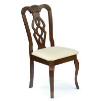 Стул - Афродита/ Aphrodite дерево гевея, 46х54х99см, Cappuchino , ткань кремовая с рисунком (3321) (Комплект из 2 шт.) Стул - Афродита/ Aphrodite дерево гевея, 46х54х99см, Cappuchino , ткань кремовая с рисунком (3321) (Комплект из 2 шт.)