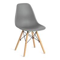 Стул CINDY (EAMES) (mod. 001) дерево бук/металл/сиденье пластик, 51x46x82см, серый/grey (Комплект из 4 шт.) Стул CINDY (EAMES) (mod. 001) дерево бук/металл/сиденье пластик, 51x46x82см, серый/grey (Комплект из 4 шт.)