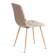 Стул CHILLY (mod. JSC-220) Велюр/металл , 44,5х52,5х88 см, Beige (бежевый) HLR8 / натуральный (Комплект из 4 шт.)