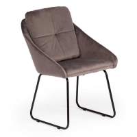 Стул кухонный Кресло STAR (mod. CY-1919) вельвет/металл, 68 х 60 х 88 см , серый (HLR 24)/черный (Комплект из 2 шт.) Стул кухонный Кресло STAR (mod. CY-1919) вельвет/металл, 68 х 60 х 88 см , серый (HLR 24)/черный (Комплект из 2 шт.)