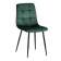 Стул CHILLY (mod. JSC-220) Велюр/металл , 44,5х52,5х88 см, dark green (темно-зеленый) HLR57 / черный (Комплект из 4 шт.)