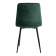 Стул CHILLY (mod. JSC-220) Велюр/металл , 44,5х52,5х88 см, dark green (темно-зеленый) HLR57 / черный (Комплект из 4 шт.)