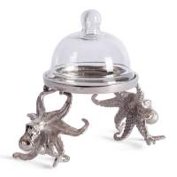 Тортница Secret De Maison OCTOPUS ( mod. 9647 ) алюминиевый сплав, 26x15x23 см, никель/nickel Тортница Secret De Maison OCTOPUS ( mod. 9647 ) алюминиевый сплав, 26x15x23 см, никель/nickel