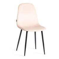 Стул BREEZE (mod. JSC-58) / 2 шт. в упаковке Велюр/металл , 44 х 53 х 86 см, creamy (кремовый) HLR 5 / черный (Комплект из 2 шт.) Стул BREEZE (mod. JSC-58) / 2 шт. в упаковке Велюр/металл , 44 х 53 х 86 см, creamy (кремовый) HLR 5 / черный (Комплект из 2 шт.)