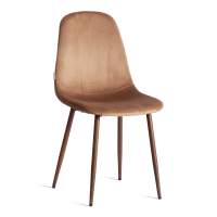 Стул BREEZE (mod. JSC-58) Велюр/металл , 44 х 53 х 86 см, Dark brown (темно-коричневый) HLR11/ орех (Комплект из 4 шт.) Стул BREEZE (mod. JSC-58) Велюр/металл , 44 х 53 х 86 см, Dark brown (темно-коричневый) HLR11/ орех (Комплект из 4 шт.)