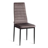 Стул Easy (mod. JSC02-1) / 1 шт. в упаковке металл, флок, 41 х 52 х 96 см, Dark grey (темно-серый) HLR24 / черный Стул Easy (mod. JSC02-1) / 1 шт. в упаковке металл, флок, 41 х 52 х 96 см, Dark grey (темно-серый) HLR24 / черный