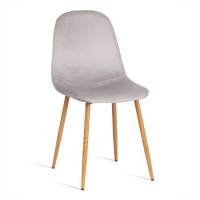 Стул BREEZE (mod. 4724) Велюр/металл , 44 х 53 х 87 см, Light grey (светло-серый) HLR14 / натуральный (Комплект из 4 шт.) Стул BREEZE (mod. 4724) Велюр/металл , 44 х 53 х 87 см, Light grey (светло-серый) HLR14 / натуральный (Комплект из 4 шт.)
