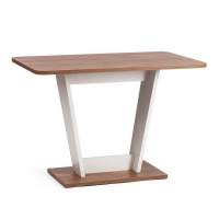 Стол обеденный TIBI нераздвижной ЛДСП, 68,6 х 110 х 75 см, Дуб Канзас/Пепел Стол обеденный TIBI нераздвижной ЛДСП, 68,6 х 110 х 75 см, Дуб Канзас/Пепел