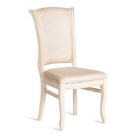 Стул VERSAL мягкое сидение бук, 51х48х106 см, бежевый патина, жаккард бежевый Стул VERSAL мягкое сидение бук, 51х48х106 см, бежевый патина, жаккард бежевый