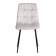 Стул CHILLY (mod. JSC-220) / 1 шт. в упаковке Велюр/металл , 44,5х52,5х88 см, Light grey (светло-серый) HLR14 / черный