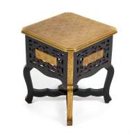 Столик Secret De Maison FUMO ( mod. ND-027) дерево манго, 38x46, этническая роспись Столик Secret De Maison FUMO ( mod. ND-027) дерево манго, 38x46, этническая роспись