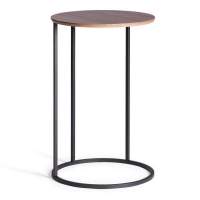 Журнальный стол Mone МДФ/металл, 45х45х70,5 см, акация/черный Журнальный стол Mone МДФ/металл, 45х45х70,5 см, акация/черный