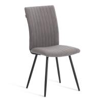 Стул обеденный Monte Carlo флок , серый/черный, 29, 50х55х93 Стул обеденный Monte Carlo флок , серый/черный, 29, 50х55х93