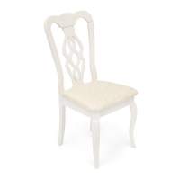 Стул - Афродита/ Aphrodite дерево гевея, 46х54х99см, butter white, ткань кремовая с рисунком (3321) (Комплект из 2 шт.) Стул - Афродита/ Aphrodite дерево гевея, 46х54х99см, butter white, ткань кремовая с рисунком (3321) (Комплект из 2 шт.)