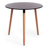 Стол MARS (mod. T1004) МДФ/дерево, 80 х 80 х 75 см , Black (черный)/ Natural (натуральный) Стол MARS (mod. T1004) МДФ/дерево, 80 х 80 х 75 см , Black (черный)/ Natural (натуральный)