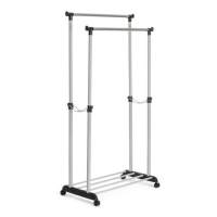 Вешалка JET металл, пластик, 86*44*166 см, черный/светло-серый/хром Вешалка JET металл, пластик, 86*44*166 см, черный/светло-серый/хром