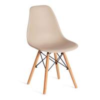 Стул CINDY (EAMES) (mod. 1801) дерево бук/металл/сиденье пластик, 45x51x82 см, Beige (Бежевый) (Комплект из 4 шт.) Стул CINDY (EAMES) (mod. 1801) дерево бук/металл/сиденье пластик, 45x51x82 см, Beige (Бежевый) (Комплект из 4 шт.)