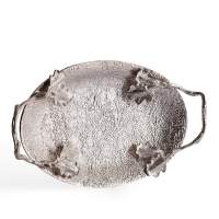 Поднос Secret De Maison MAPLE3 ( mod. 9587 ) алюминиевый сплав, 40,5x23,5x6 см, никель/nickel Поднос Secret De Maison MAPLE3 ( mod. 9587 ) алюминиевый сплав, 40,5x23,5x6 см, никель/nickel