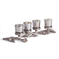 Подсвечник Secret De Maison LEAF4 ( mod. 9382 ) алюминиевый сплав, 41x20x10,5 см, никель/nickel Подсвечник Secret De Maison LEAF4 ( mod. 9382 ) алюминиевый сплав, 41x20x10,5 см, никель/nickel