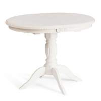 Стол STEFANO бук, мдф, 100+30x80x77см, Ivory white Стол STEFANO бук, мдф, 100+30x80x77см, Ivory white