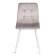 Стул CHILLY (mod. 7094-1) / 2 шт. в упаковке вельвет/металл, 44,5х52,5х86 см, light grey (светло-серый) HLR14 / белый (Комплект из 2 шт.)