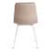 Стул CHILLY (mod. JSC-220) Велюр/металл , 44,5х52,5х88 см, Beige (бежевый) HLR8 / белый (Комплект из 4 шт.)
