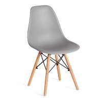 Стул CINDY (EAMES) (mod. 1801) дерево бук/металл/сиденье пластик, 45x51x82 см, Light grey (светло-серый) (Комплект из 4 шт.) Стул CINDY (EAMES) (mod. 1801) дерево бук/металл/сиденье пластик, 45x51x82 см, Light grey (светло-серый) (Комплект из 4 шт.)
