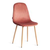 Стул кухонный Стул BREEZE (mod. JSC-58) Велюр/металл , 44 х 53 х 86 см, Coral (коралловый) HLR44 / натуральный (Комплект из 4 шт.) Стул кухонный Стул BREEZE (mod. JSC-58) Велюр/металл , 44 х 53 х 86 см, Coral (коралловый) HLR44 / натуральный (Комплект из 4 шт.)