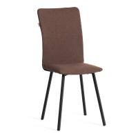 Стул обеденный La Rousse ткань рогожка, коричневый/черный, 3М7-147, 49x50x93 см